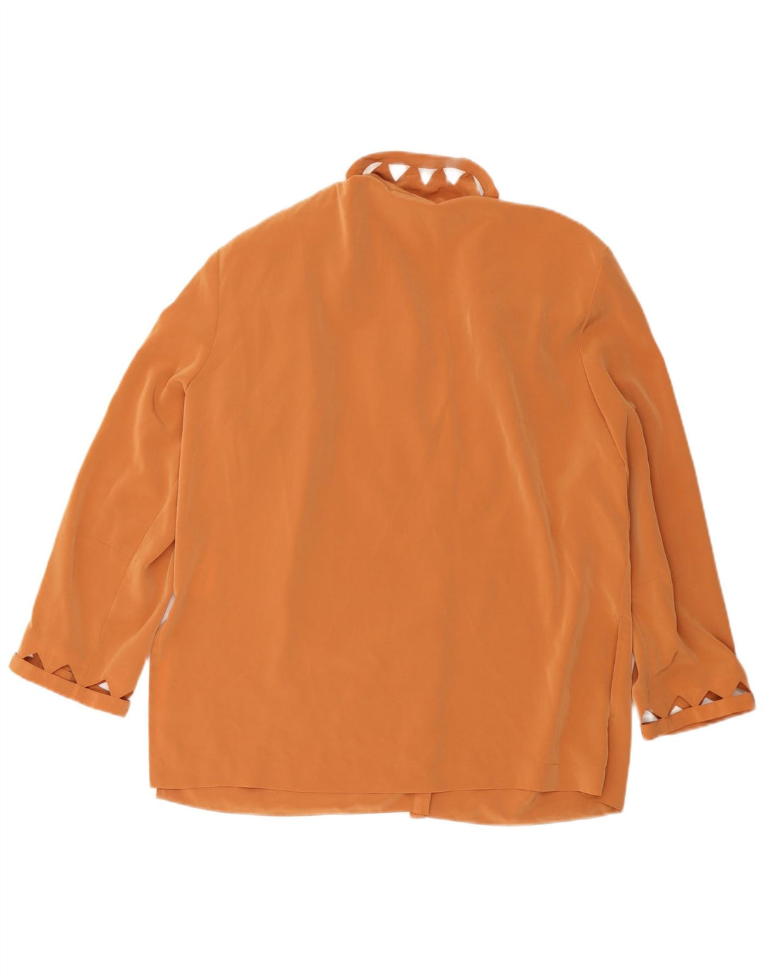 JACQUES VERT Cárdigan extragrande para mujer UK 46 Grande Naranja Poliéster