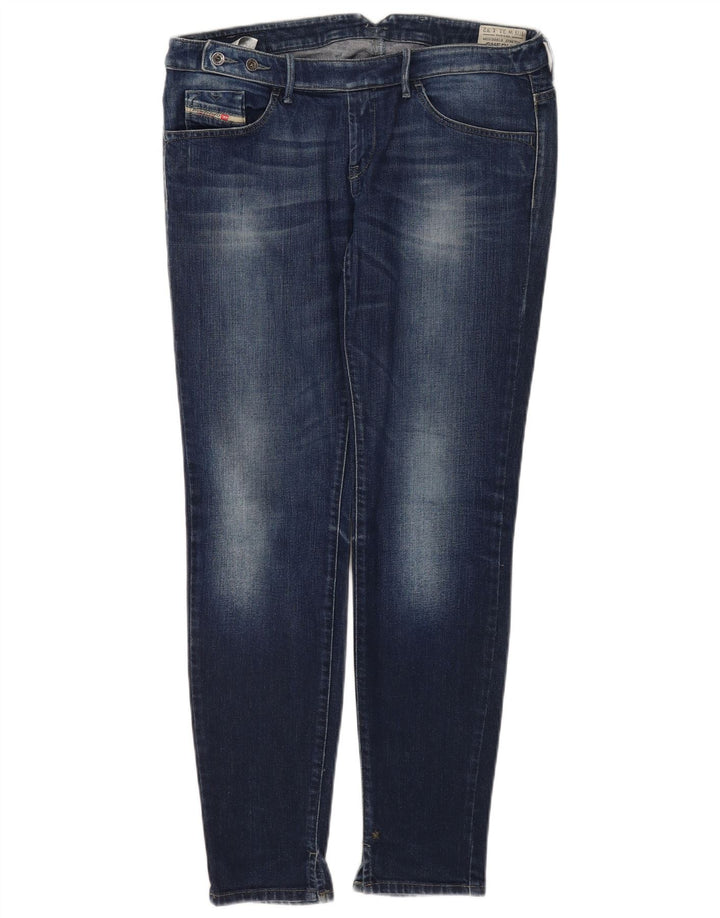 Diesel Mujer Cherick Slim Jeans W31 L30 Azul Marino Algodón