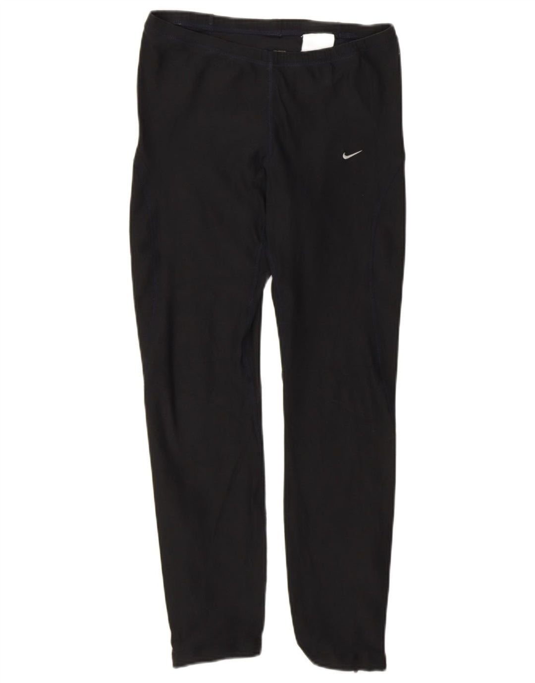 Nike Leggings cortos para mujer UK 10/12 Medium Negro Poliéster Deportes
