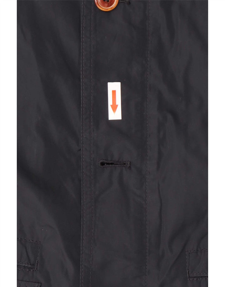 Massimo Dutti Chaqueta utilitaria para hombre UK 40 Large Poliéster azul marino