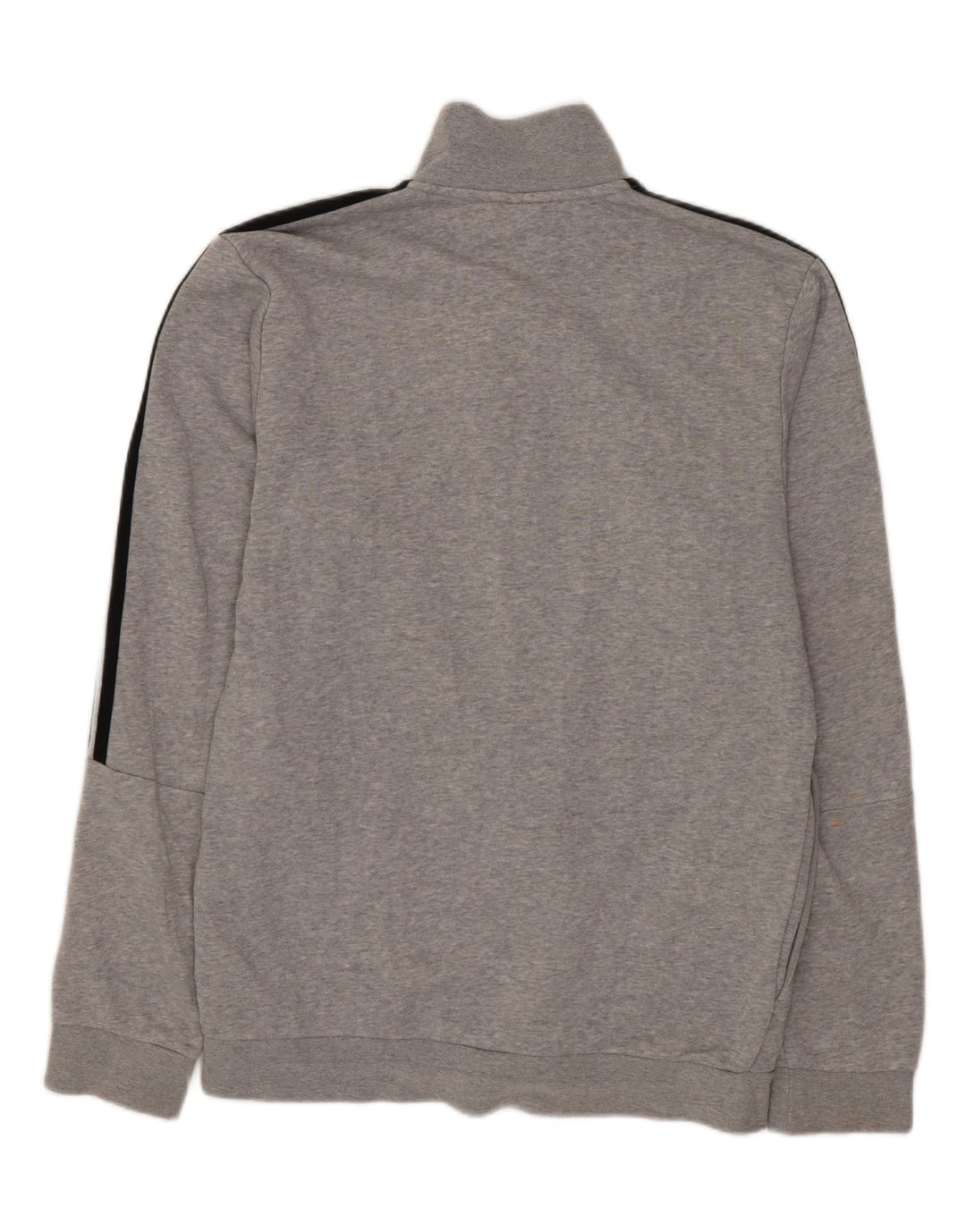 ADIDAS - Chaqueta de chándal para hombre, talla 36/38, algodón moteado gris pequeño