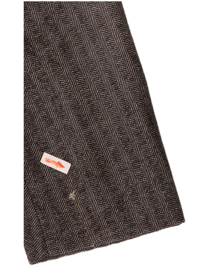 Armani Collezioni Chaqueta tipo blazer de 3 botones para hombre IT 52 XL Espiga gris