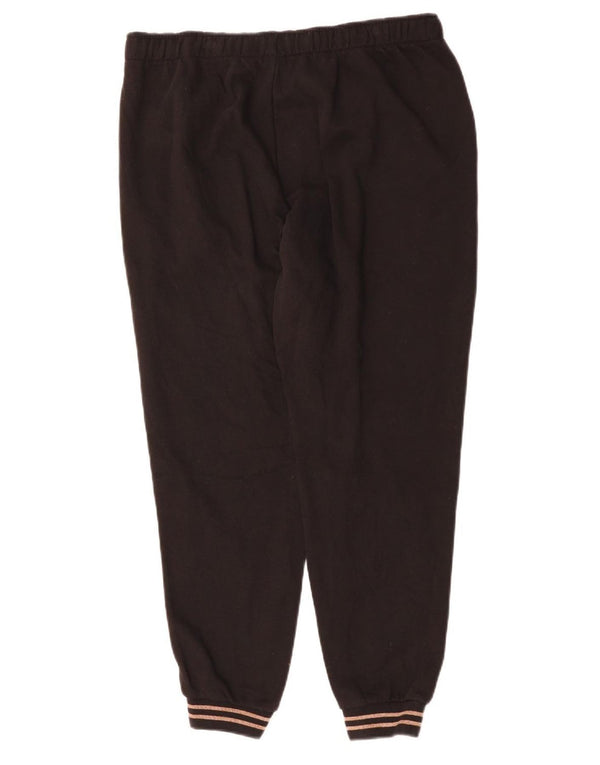 PUMA Pantalones de chándal para mujer Joggers UK 46 Large Black Cotton