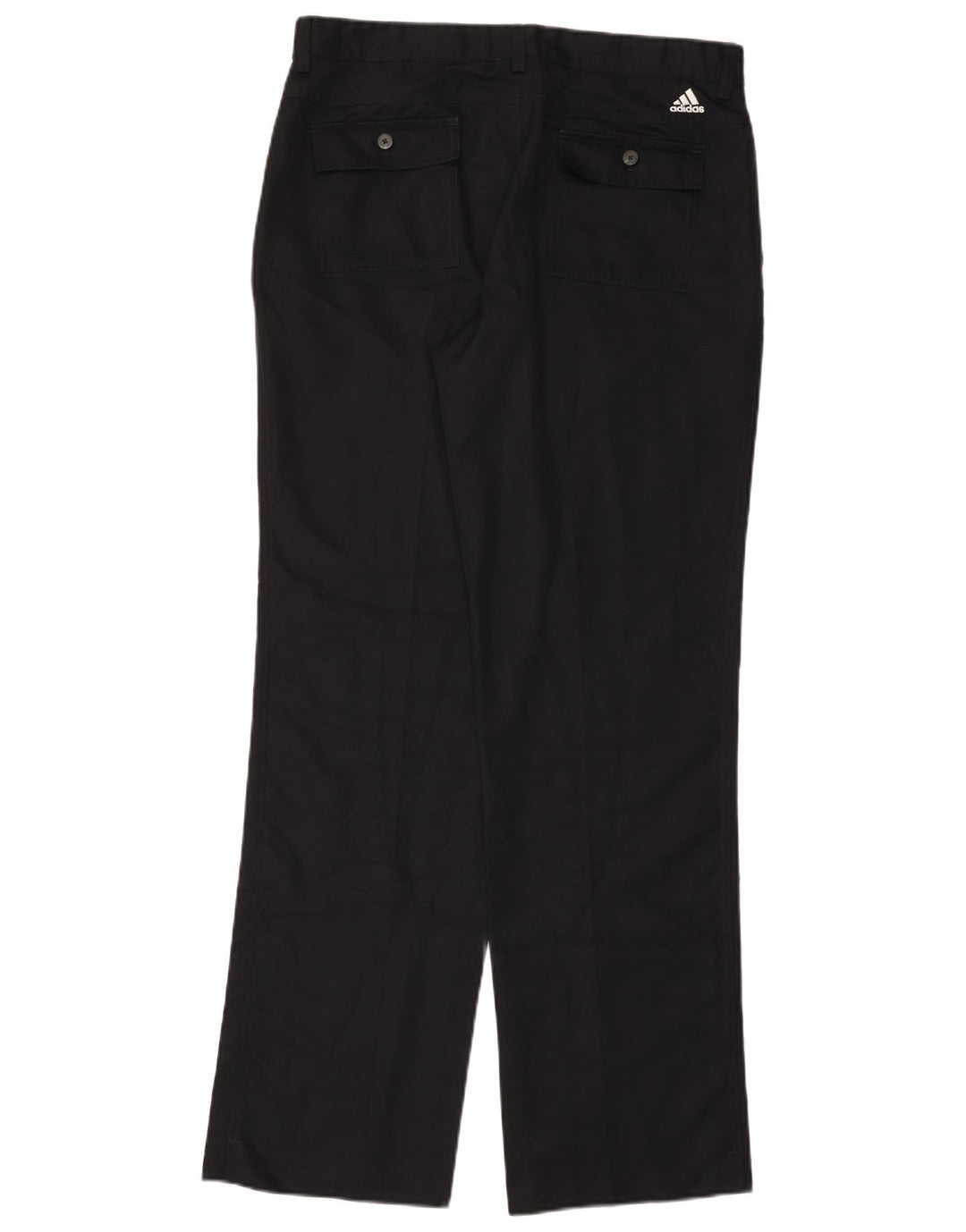 ADIDAS Pantalón chino recto Climalite para hombre W34 L34 Poliéster negro