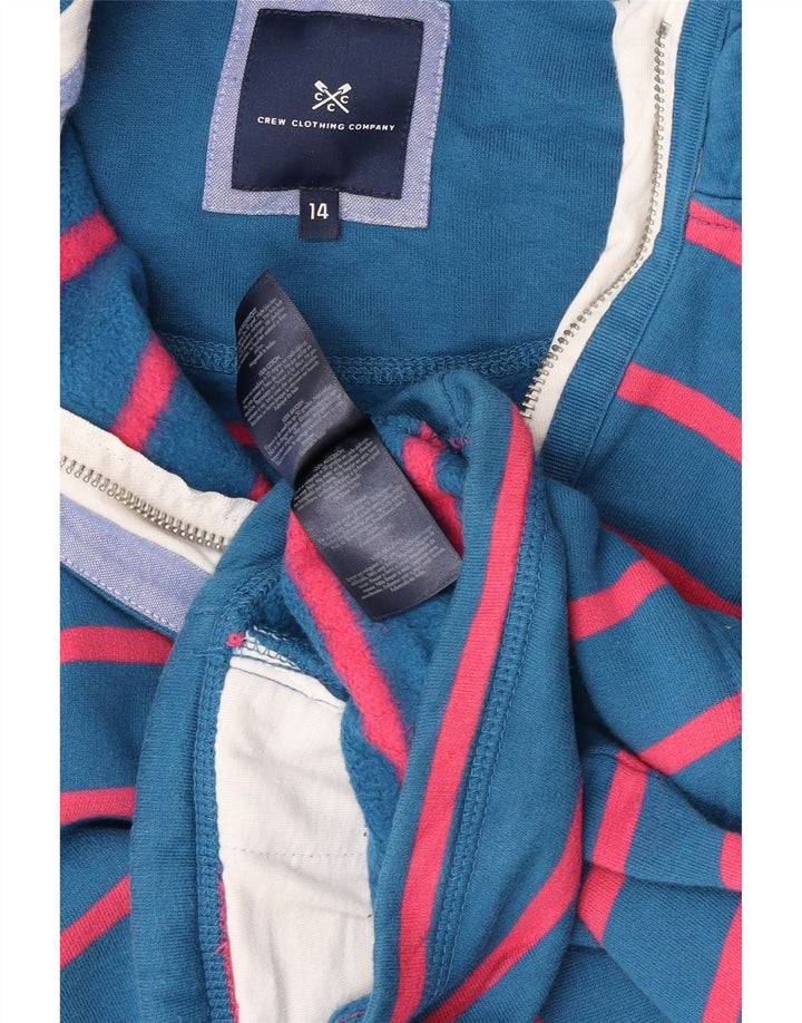 Crew Clothing - Sudadera extragrande para mujer, talla 40, talla grande, color azul a rayas