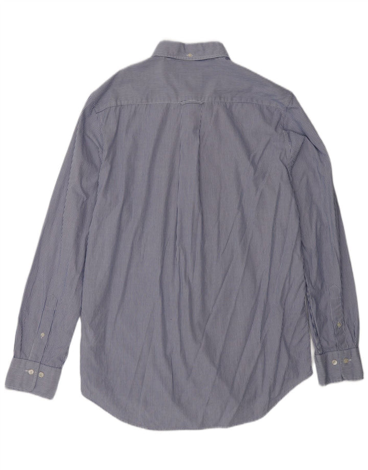 Camisa GANT para hombre talla 39/40 algodón a rayas azul medio