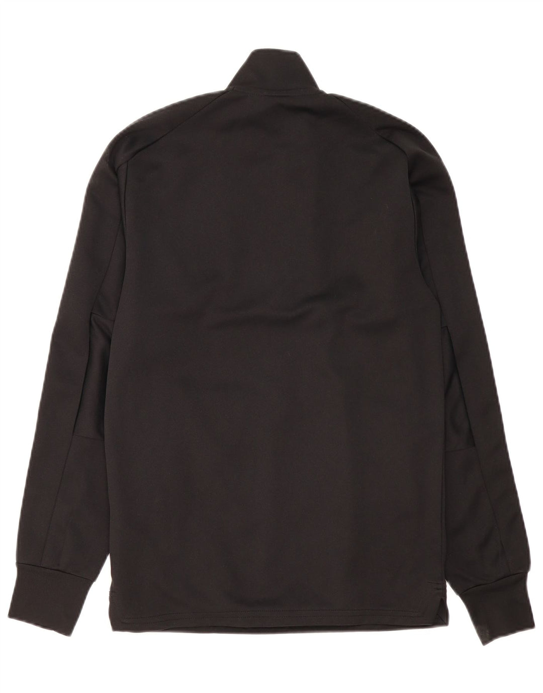 ADIDAS Mens Climalite Zip Neck Pullover Chándal Top XS Poliéster negro