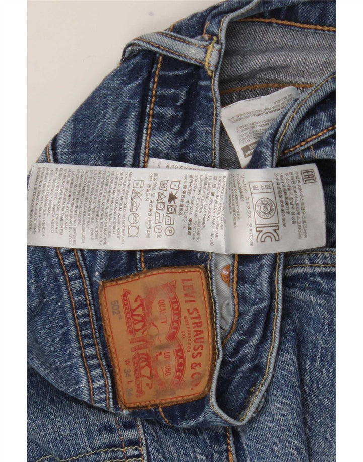 Vaqueros Levi's 502 Tapered para hombre W34 L34 Algodón azul