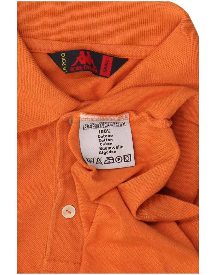 Kappa Polo Hombre Small Naranja Algodón