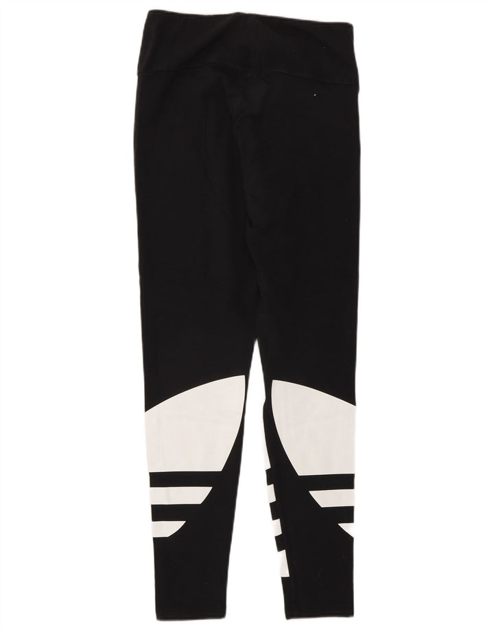 Adidas Leggings gráficos para mujer UK 10 Small Black Colourblock