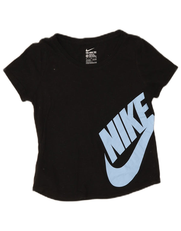 Nike Camiseta gráfica de corte atlético para niños 10-11 años Poliéster negro