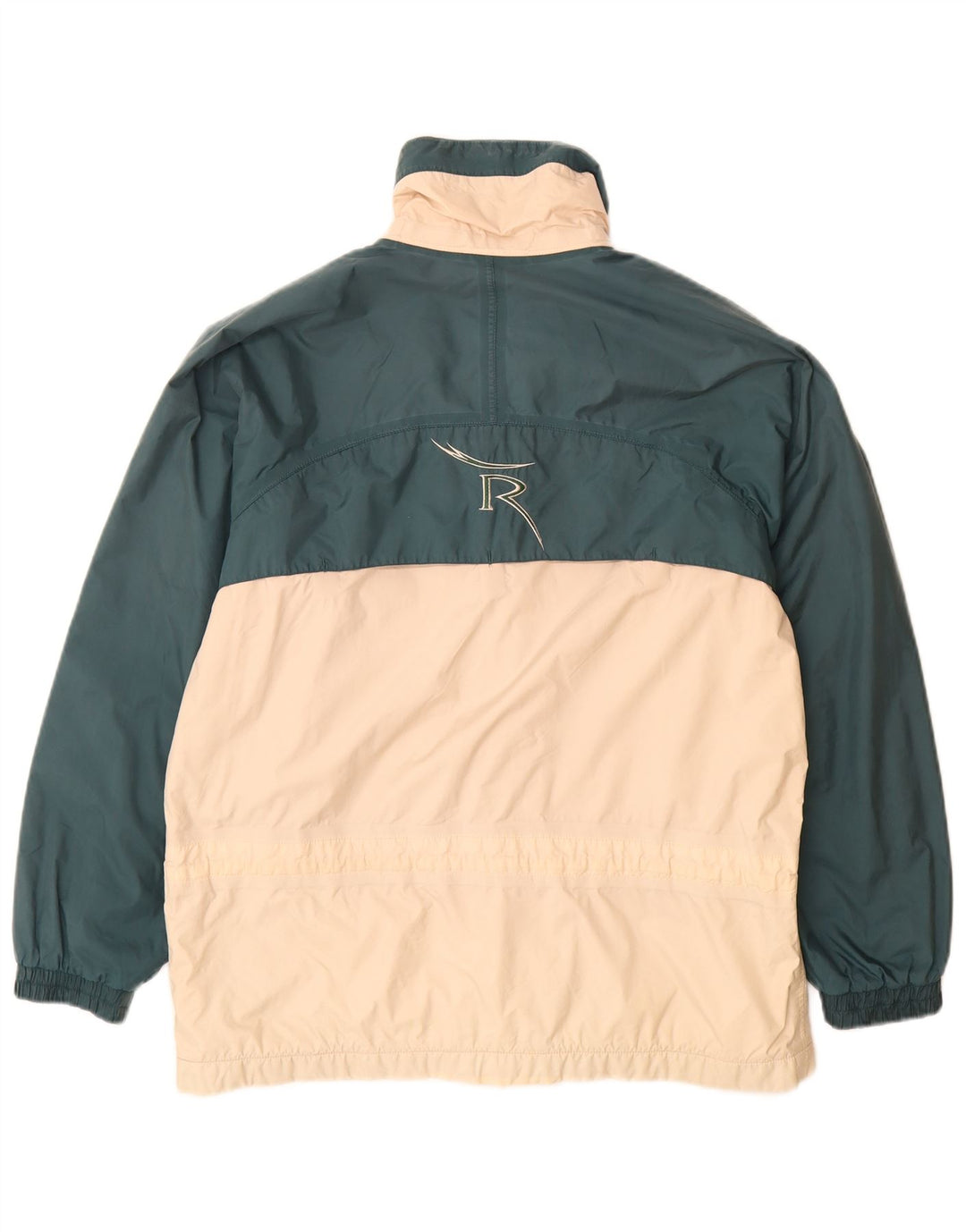 Chervo Chaqueta cortavientos estampada para hombre UK 36 Small Verde Colorblock