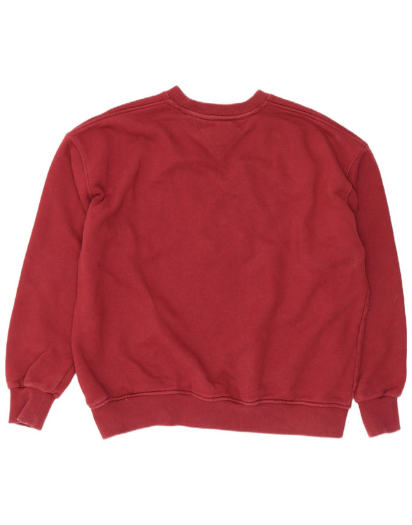 Tommy Hilfiger Sudadera Gráfica para Hombre Jumper XL Granate Algodón