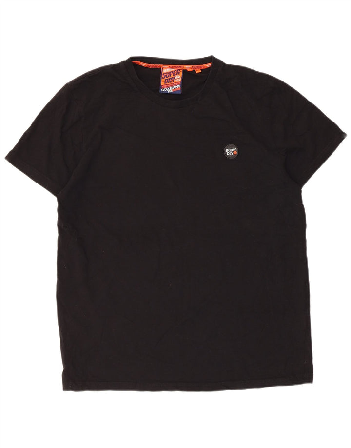 Superdry Camiseta para hombre Top 2XL Algodón negro