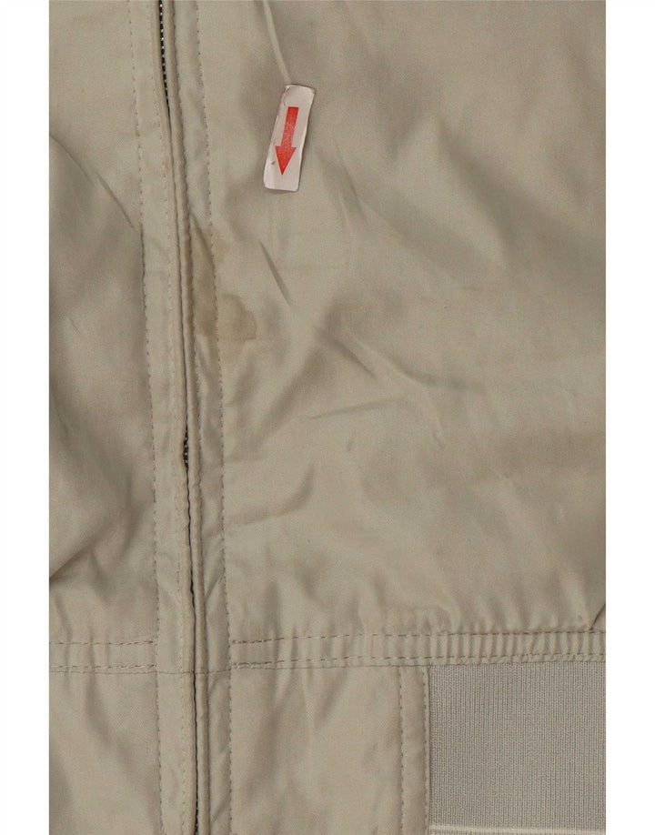 Marks & Spencer Chaqueta bomber de ajuste estándar para hombre UK 40 Grande Poliéster verde