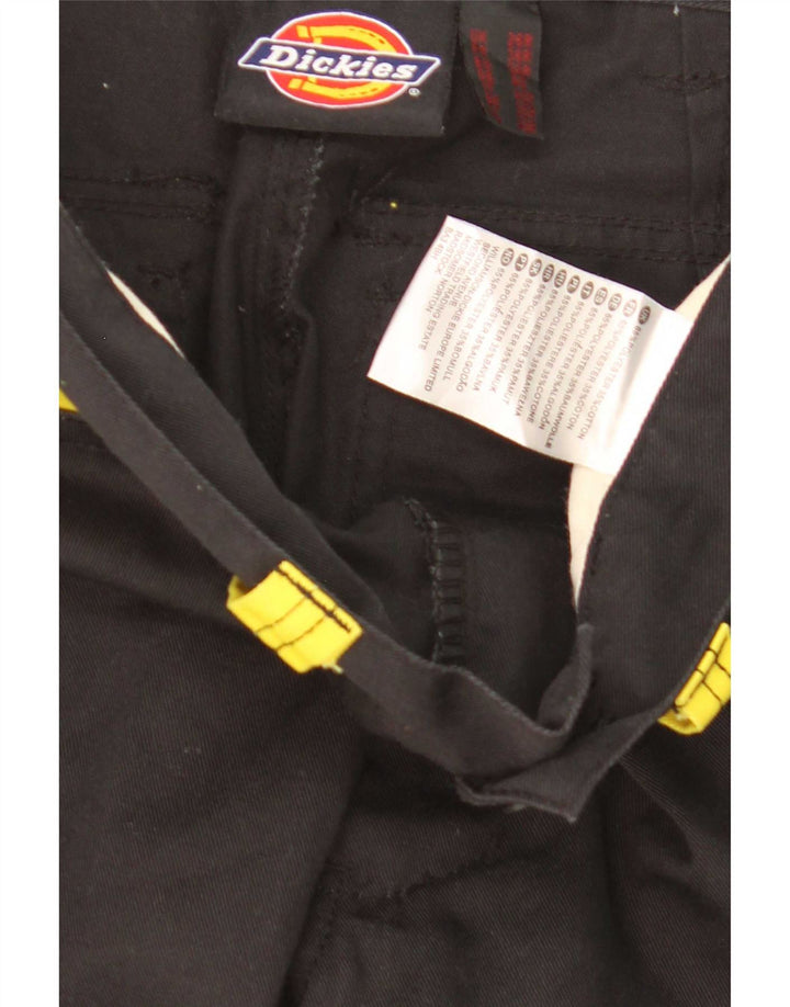 Dickies Pantalones cargo rectos para hombre W26 L31 Poliéster color block negro