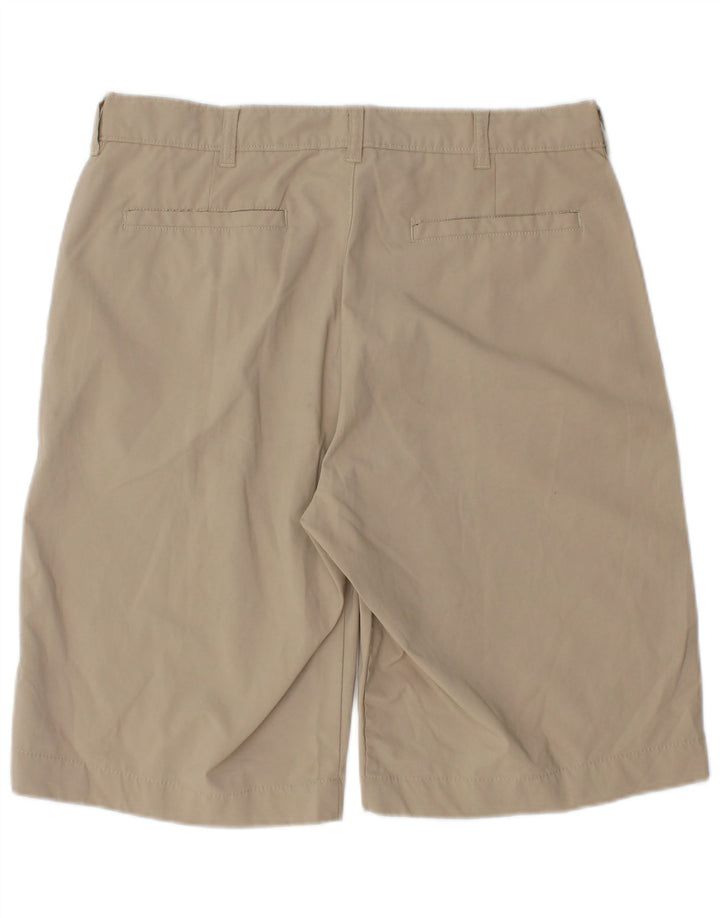 IZOD Pantalones cortos chinos para hombre W32 Poliéster beige medio