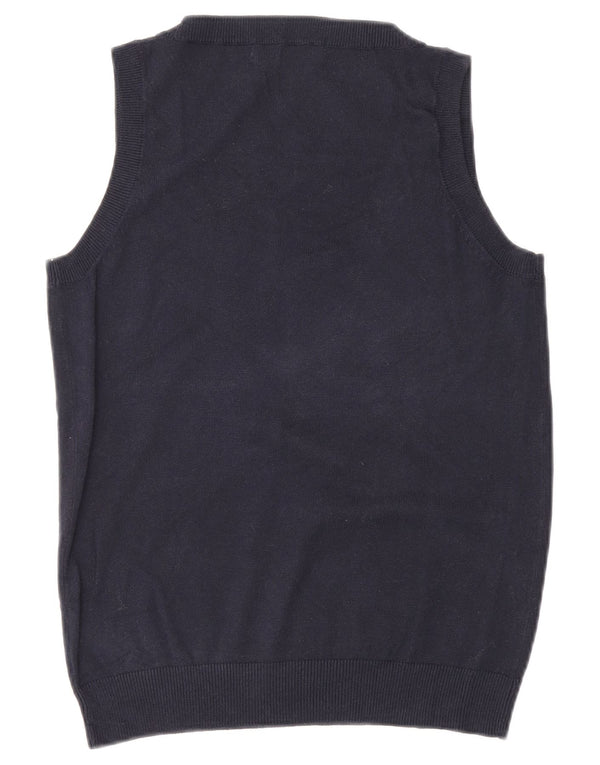 Zara Mujer Chaleco Tank Top Reino Unido 12 Mediano Negro