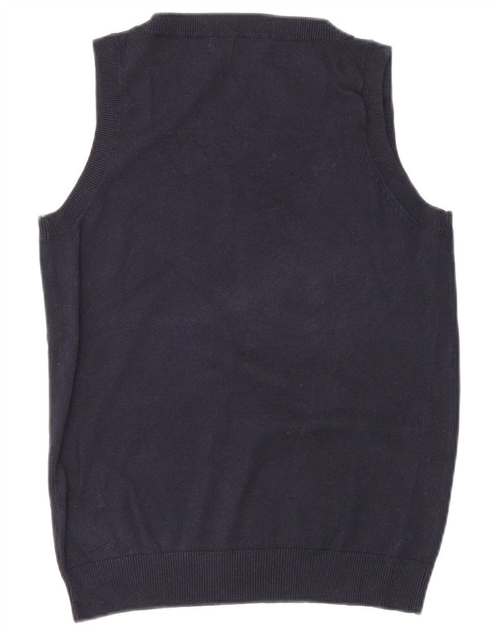 Zara Mujer Chaleco Tank Top Reino Unido 12 Mediano Negro