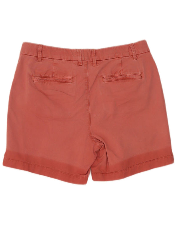 Pantalones cortos chinos para mujer Fat Face UK 10 Small W30 Algodón rojo