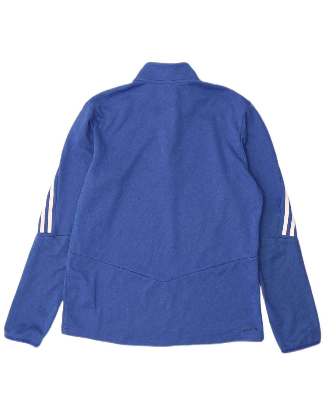 ADIDAS Hombre Aeroready Zip Neck Jersey Chándal Top Azul Medio