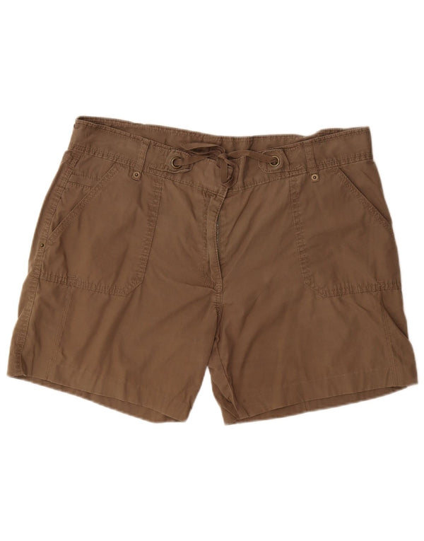 Marks & Spencer Pantalones cortos tipo cargo para mujer UK 40 Large W34 Algodón caqui