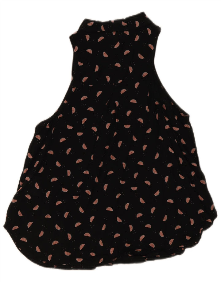 CLOCK HOUSE Blusa camisera con estampado abstracto para mujer EU 38 Medium Black