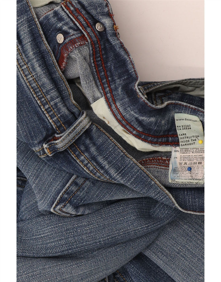 Diesel Vaqueros Rectos Hombre W36 L32 Algodón Azul