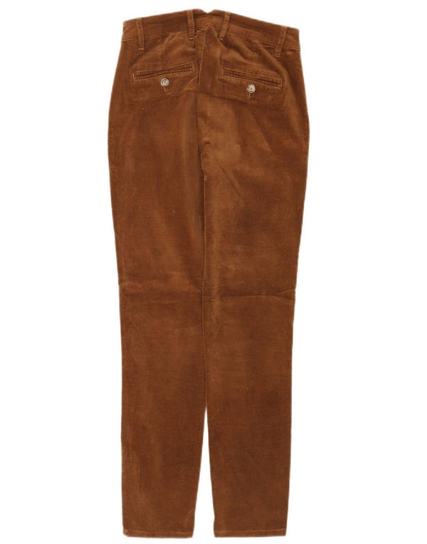 Massimo Dutti Pantalón Chino Pitillo Mujer EU 34 2XS W24 L28 Marrón Algodón