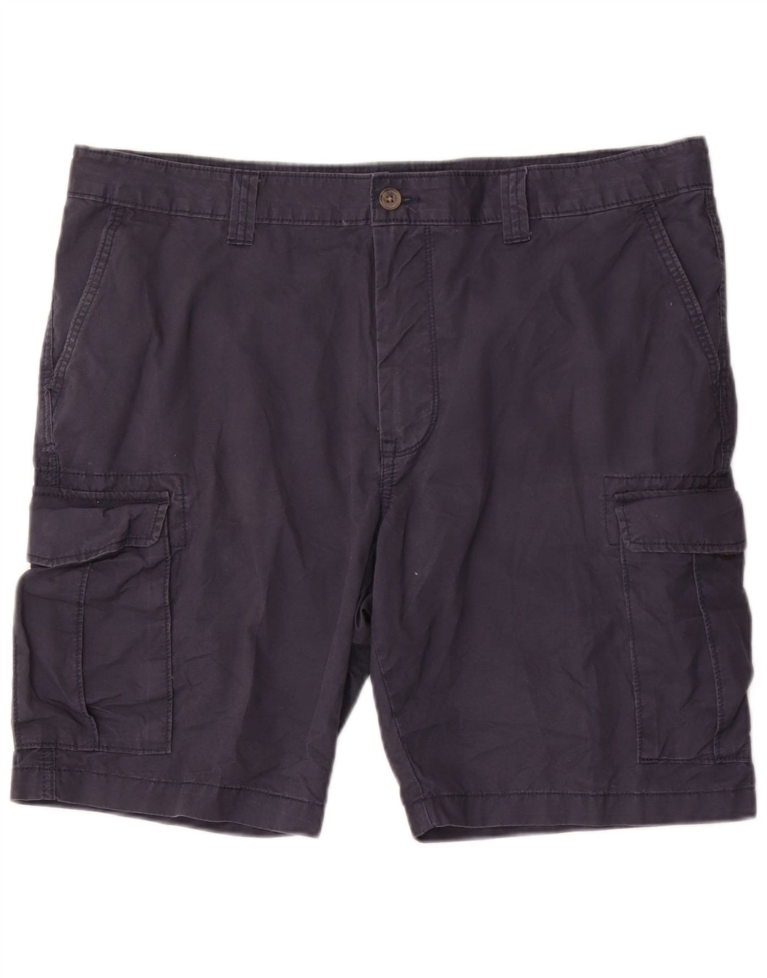 Marks & Spencer Pantalones cortos tipo cargo para hombre W40 XL Algodón azul marino
