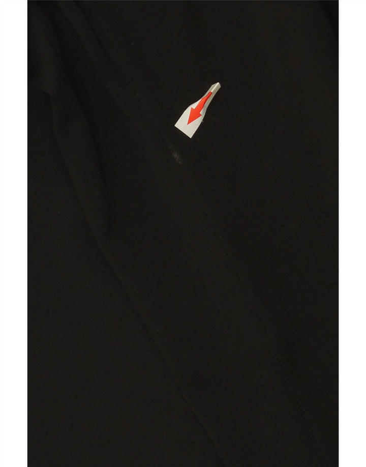 Adidas Sudadera con capucha y cremallera para mujer UK 10 Small Poliéster negro