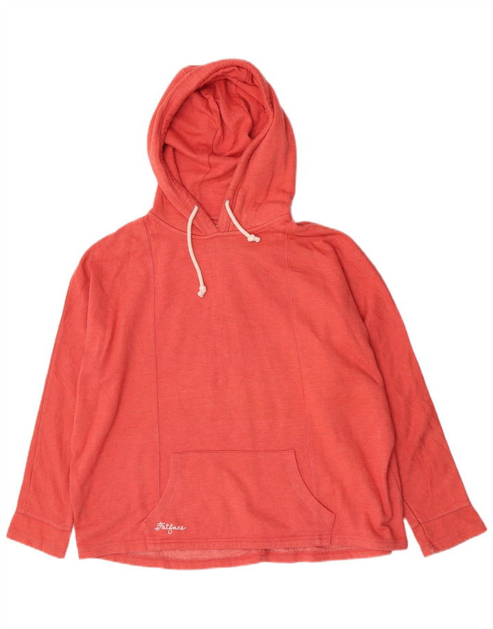 Fat Face Jersey con capucha extragrande para mujer UK 10 Small Poliéster rojo