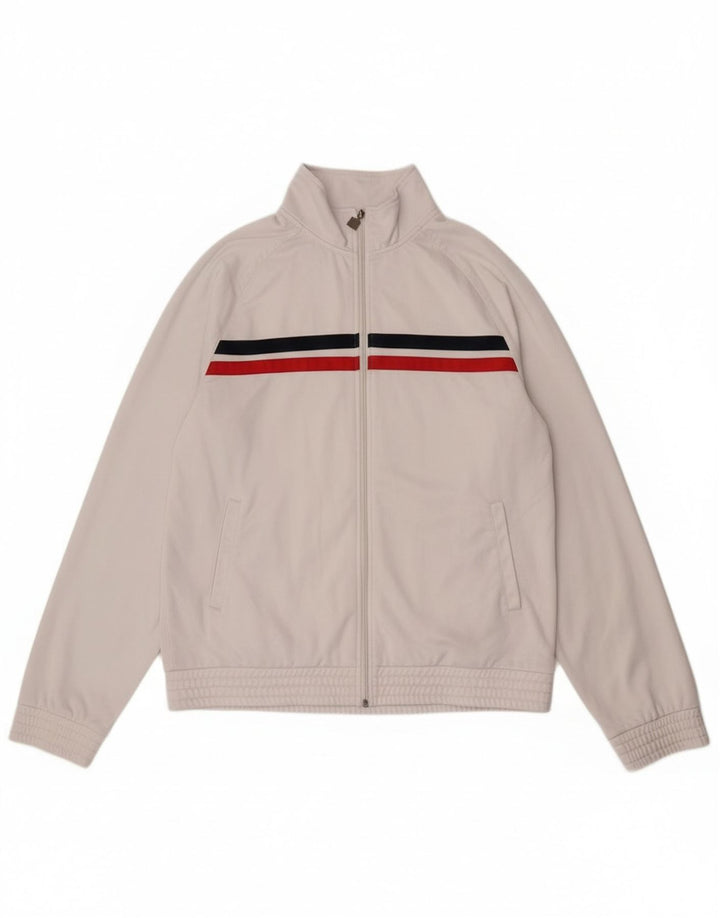 Fila Chaqueta de chándal para hombre 2XL Poliéster a rayas blancas