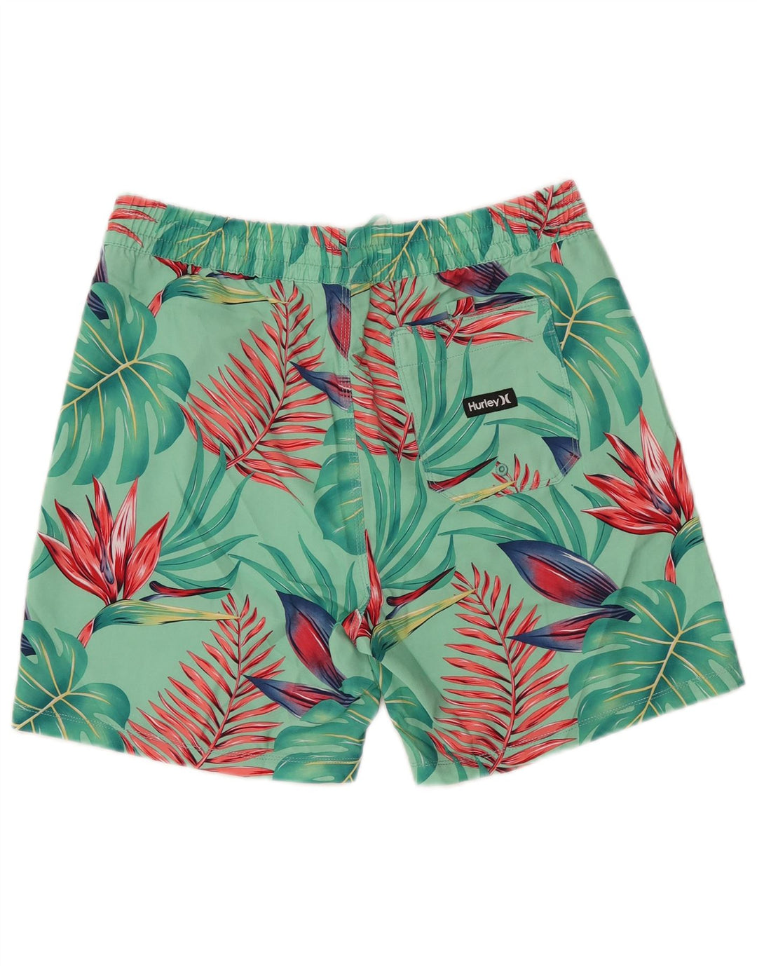HURLEY Bañador Hombre Verde Medio Floral Poliéster