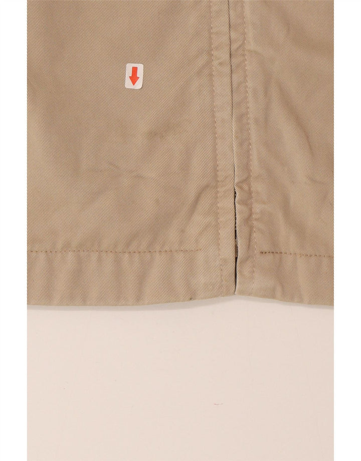 Vintage hombres bomber chaqueta Reino Unido 40 algodón beige grande