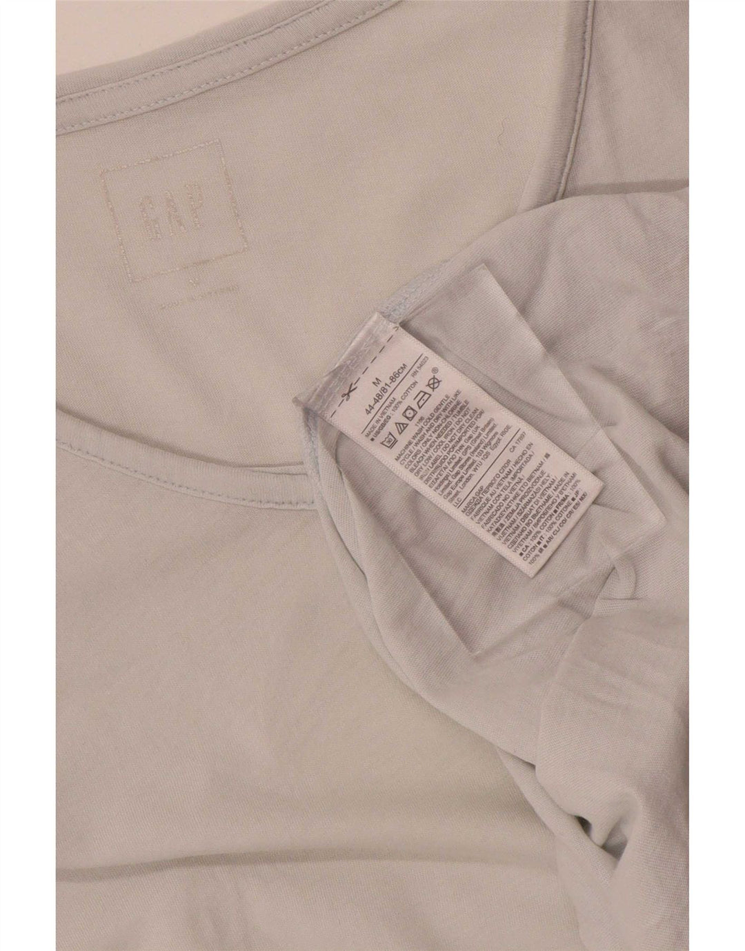 Camiseta Gap Hombre Top Algodón Gris Medio