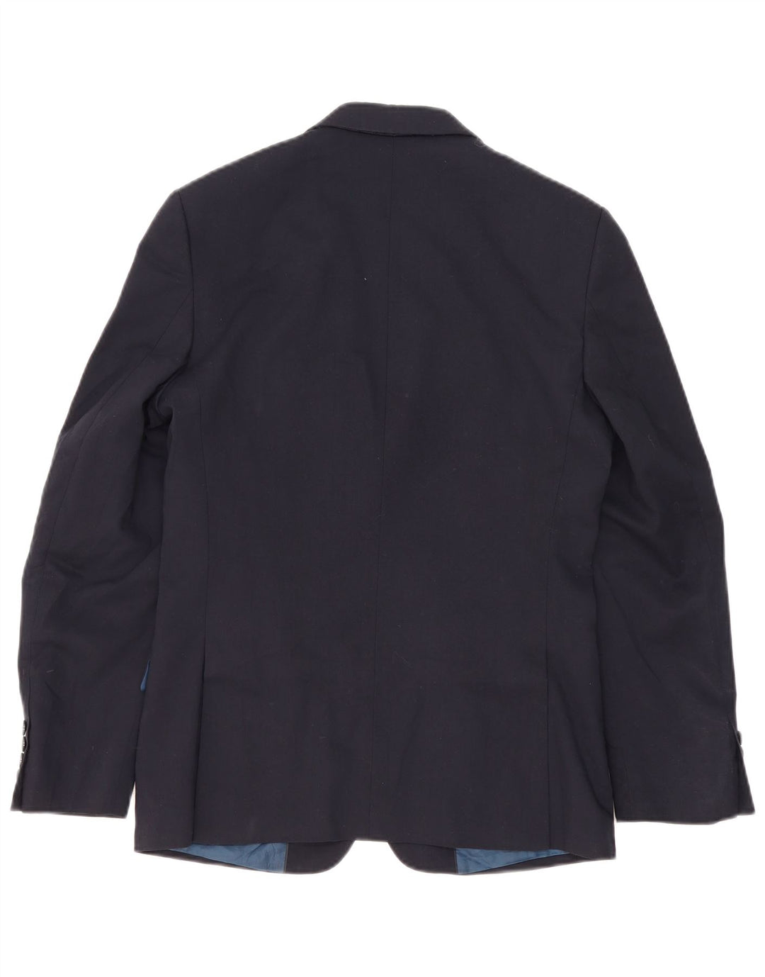 MARKS & SPENCER Chaqueta tipo blazer de 2 botones para hombre UK 36 Small Azul marino