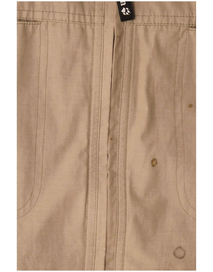 Jack Wolfskin Chaqueta utilitaria para hombre UK 42 XL Caqui Poliéster
