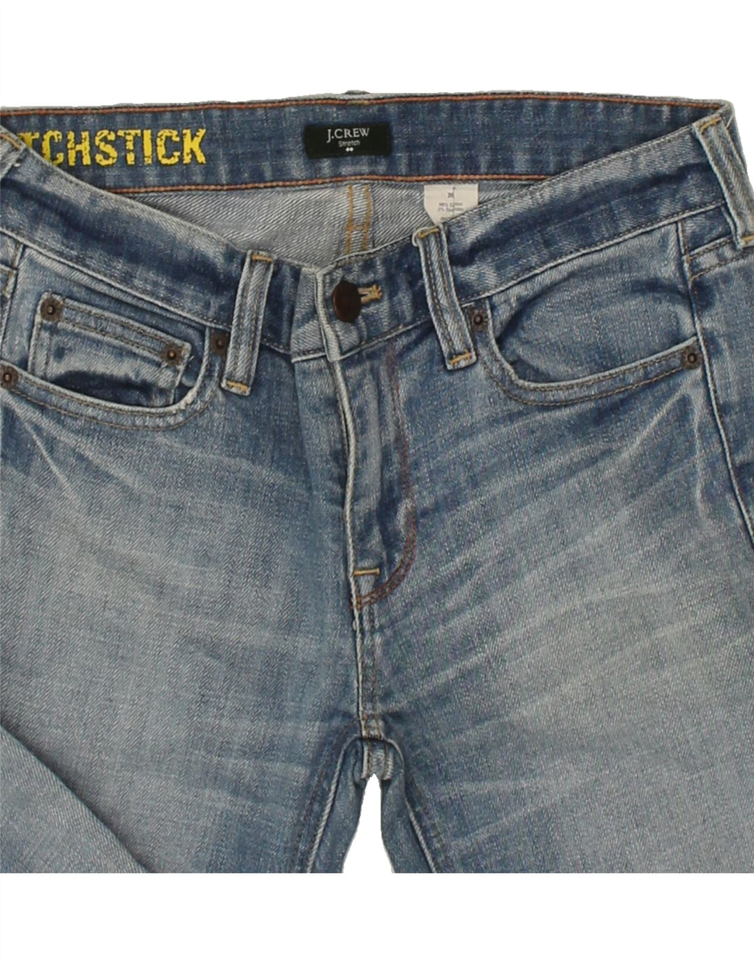 J. CREW Womens Matchstick Slim Capri Jeans Size 21 Blue Cotton | Vintage J. Crew | Thrift | Second-Hand J. Crew | Used Clothing | Messina Hembry 