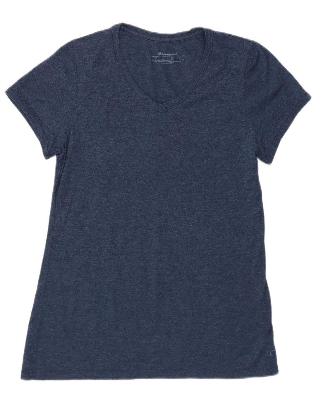CHAMPION Camiseta para mujer Top UK 8 Small Blue Cotton