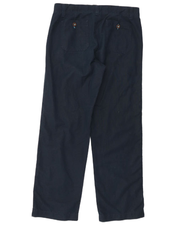 Pantalones chinos rectos para mujer de Boden W32 L30 Algodón azul marino