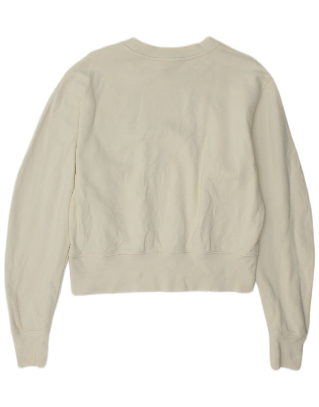 Cos - Sudadera extragrande para mujer, talla 10, tamaño pequeño, algodón blanco roto