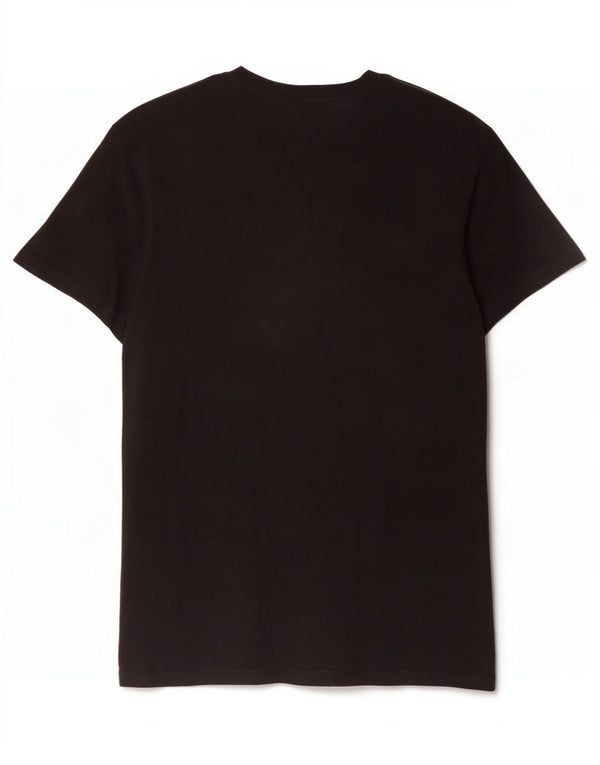 Diesel Hombre Camiseta Gráfica Top XL Algodón Negro