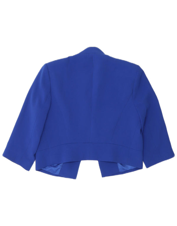 Hobbs Chaqueta Bolero de Manga 3/4 para Mujer UK 12 Poliéster Azul Medio