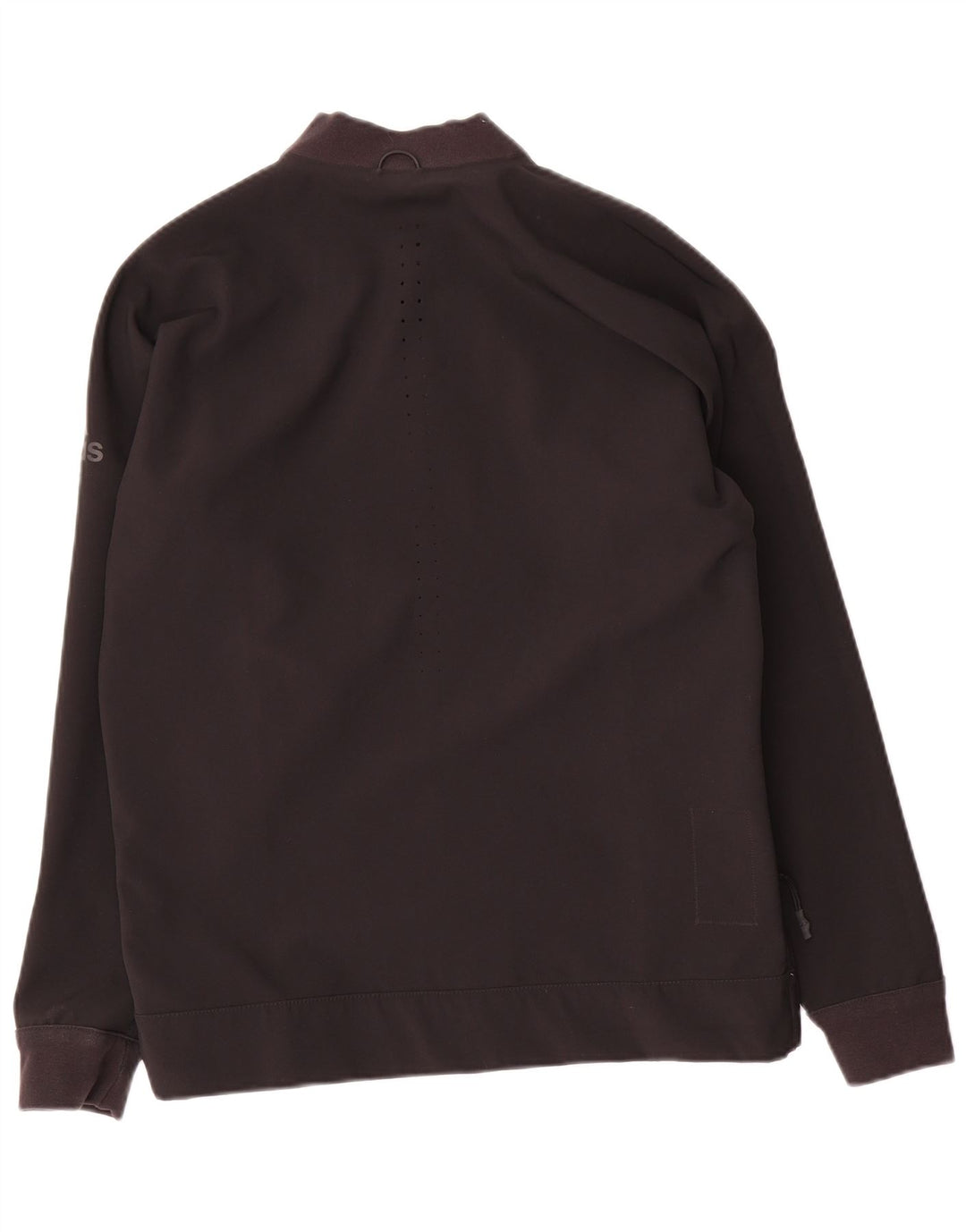 Adidas Hombre Reversible Chándal Top Chaqueta Pequeño Gris Colorblock