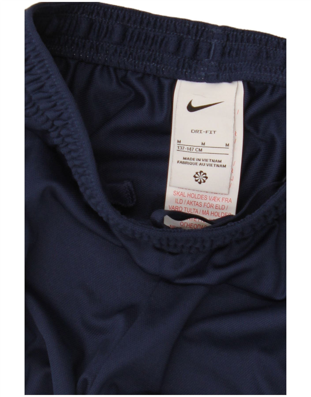 NIKE Pantalones de chándal Dri Fit para niños, 10-11 años, tamaño mediano, azul marino