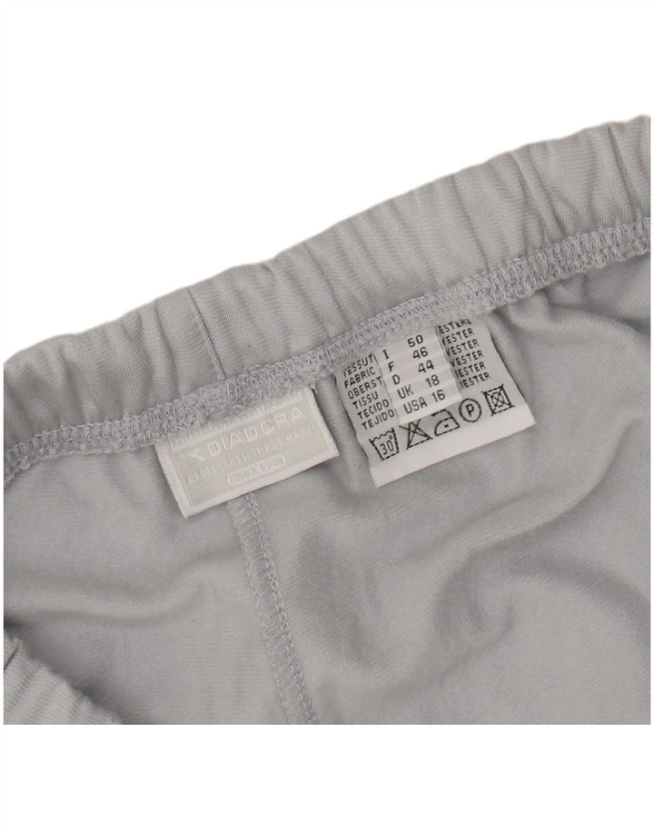 DIADORA Pantalón de Chándal Mujer ES 40 XL Poliéster Gris