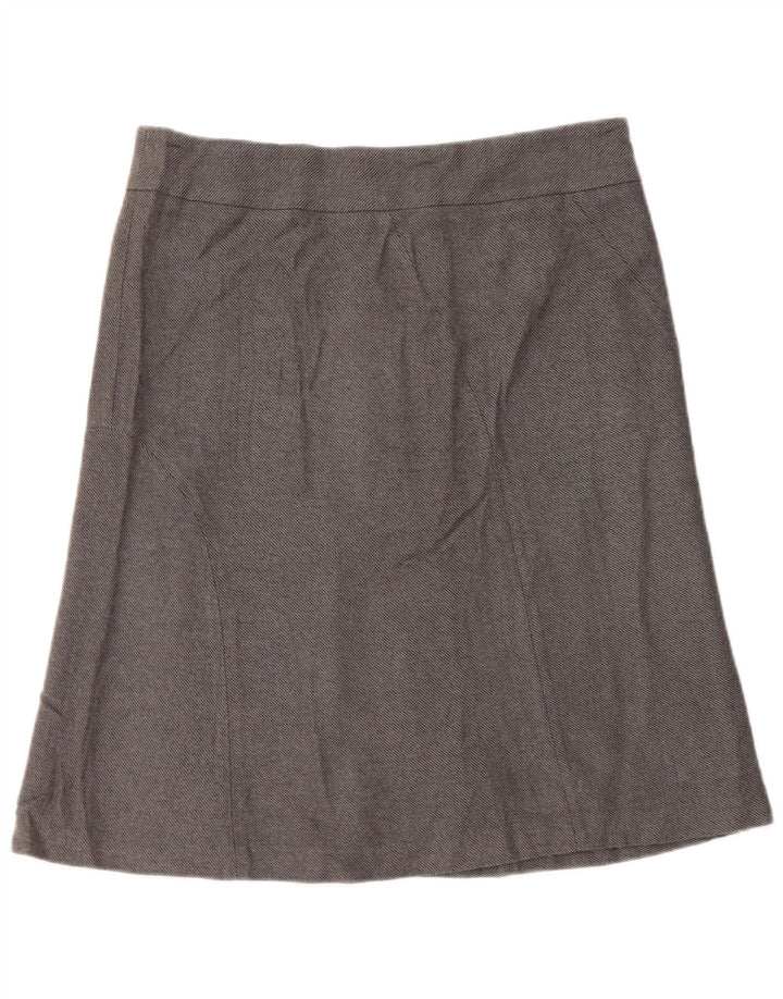 EDDIE BAUER Falda acampanada para mujer US 12 Grande W32 Acrílico gris