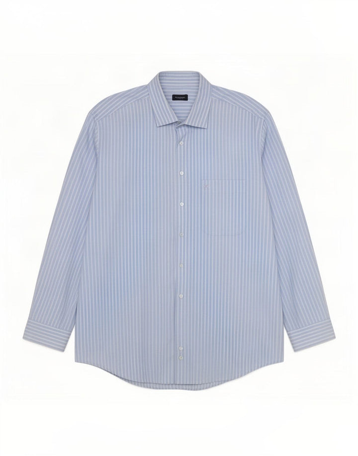 Camisa Burberry para hombre 2XL Raya diplomática azul