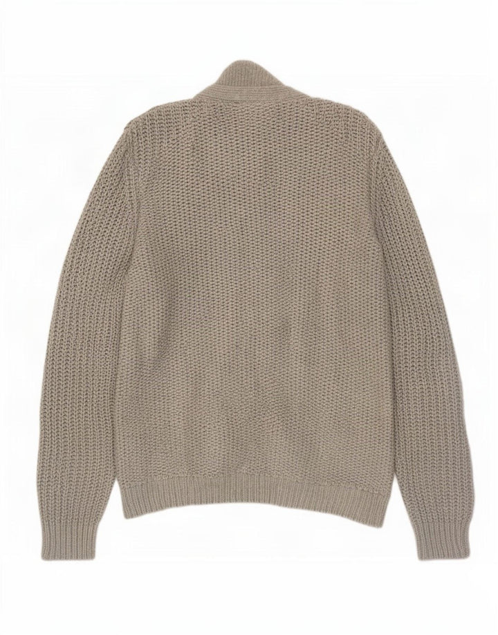 Ted Baker - Cárdigan para hombre, talla 6, 2XL, algodón gris
